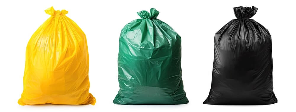 Ekologiczne worki na śmieci w różnych kolorach– niupak.eu